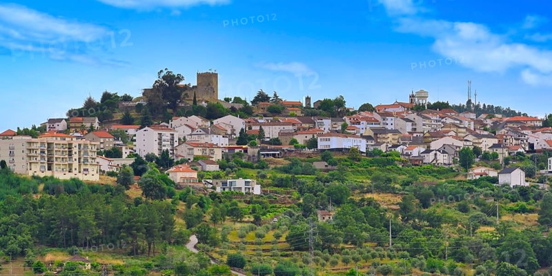 View over Belmonte and his castle