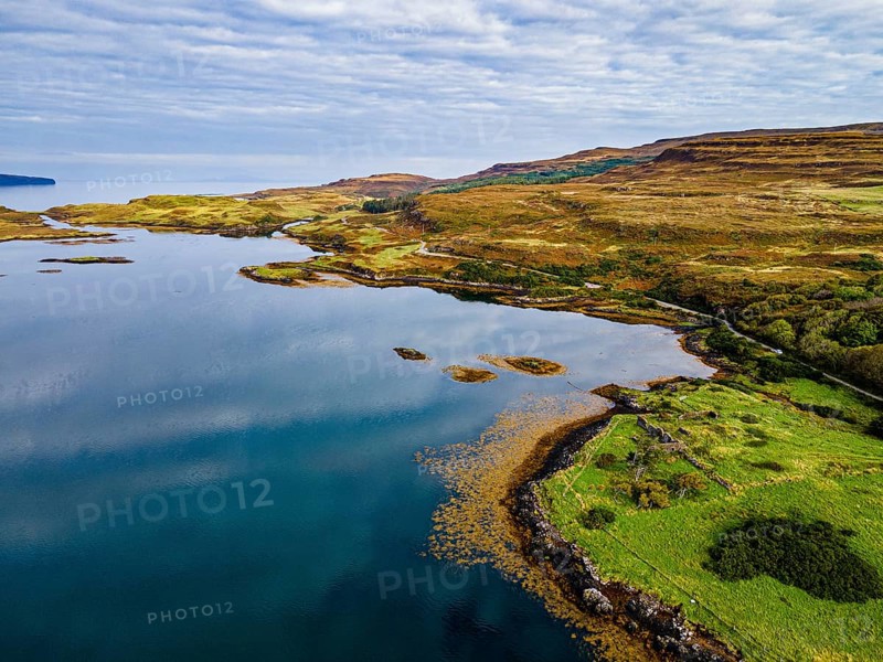 Aerial of Loch Dunvegan