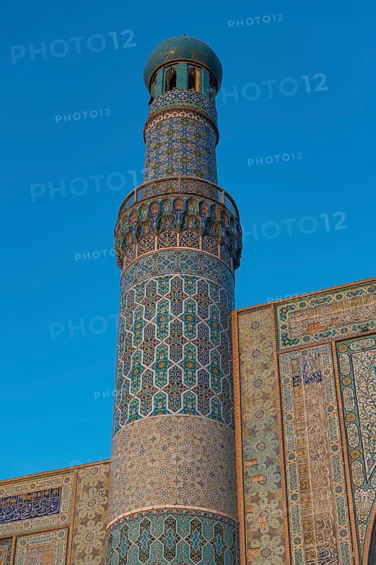 Ornamented tower in the Great Mosque of Herat