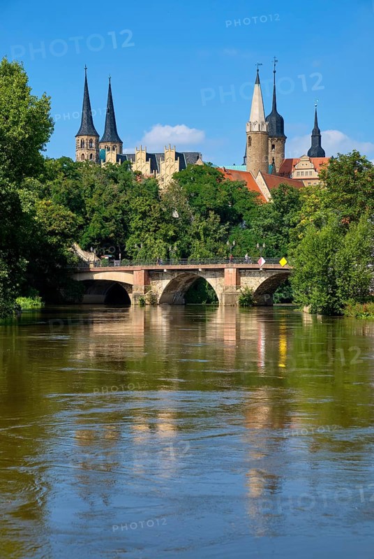 View of Merseburg Cathedral and Merseburg Castle