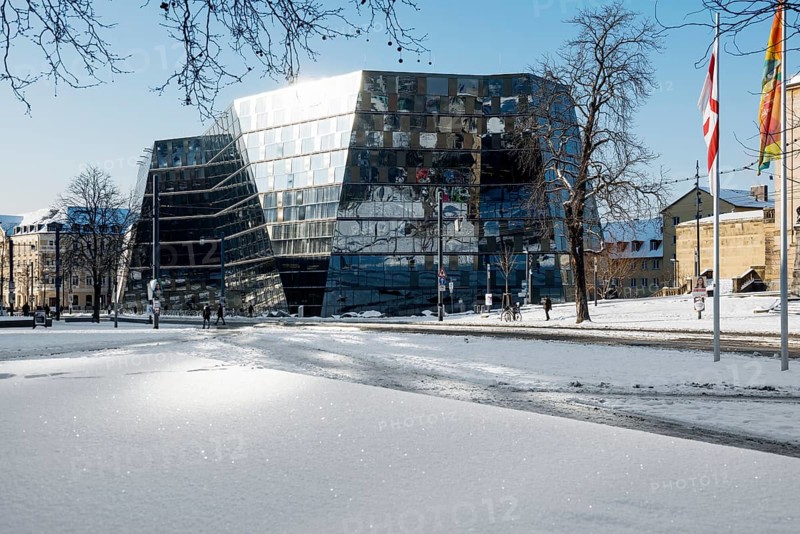 Winter atmosphere with snow