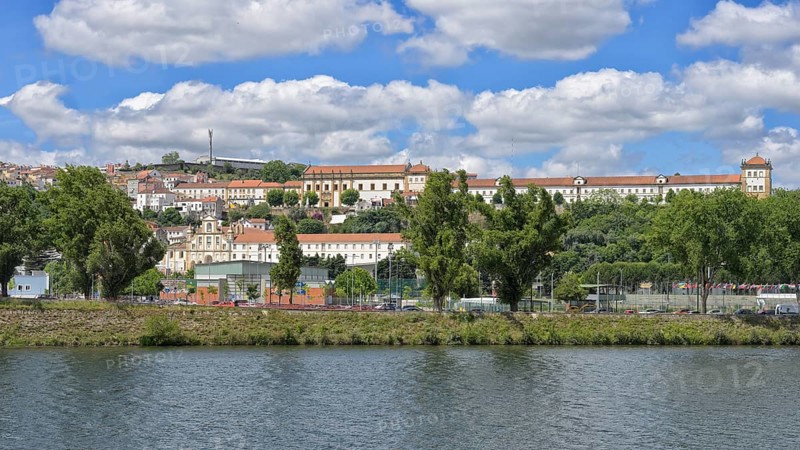Coimbra cityscape and Mondego river