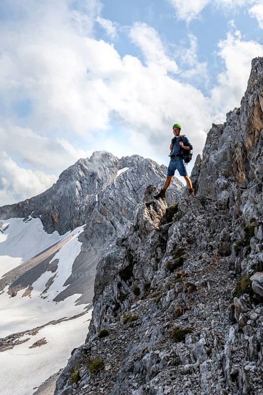 Hikers on the Hermann von Barth trail