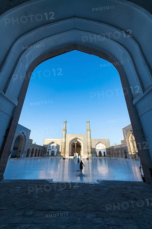 Sunrise over the Great Mosque of Herat