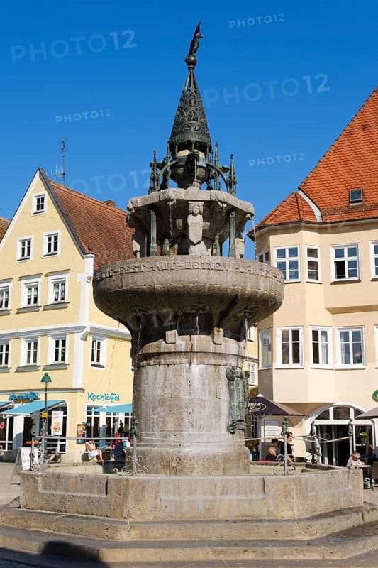 Warrior Fountain in the Old Town
