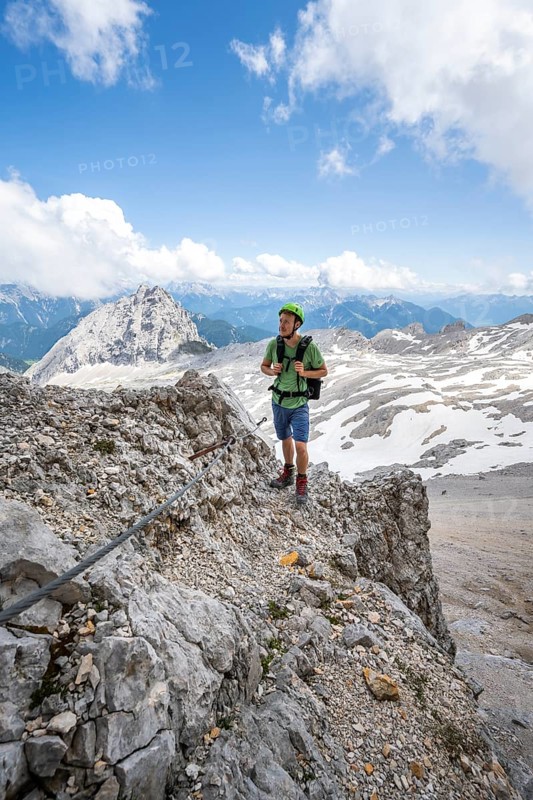 Hikers on the Hermann von Barth trail