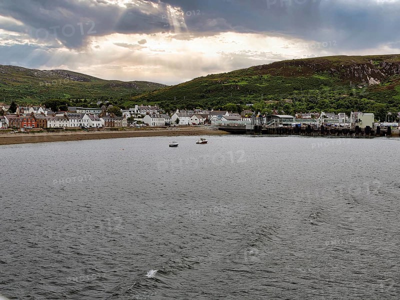 Village view Ullapool at Loch Broom