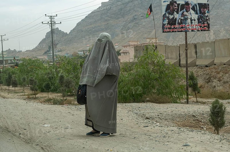 Woman in a Burqa