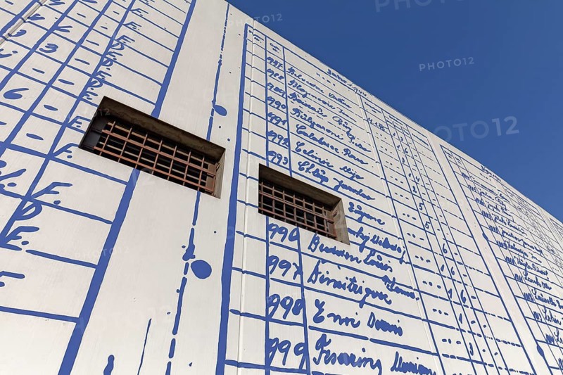 Prison wall designed by artist Ramesch Daha
