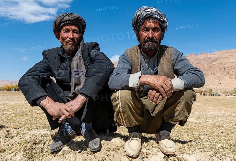 Spectators at traditional Buzkashi game