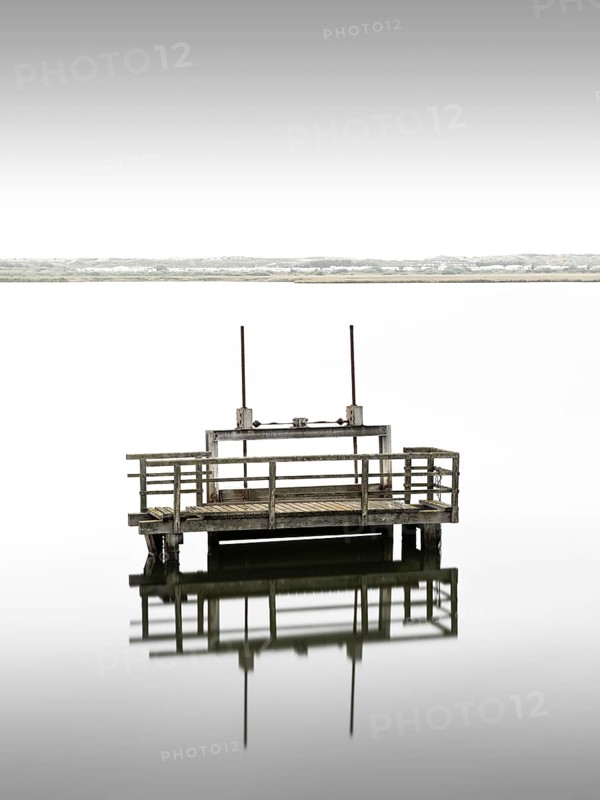 A sluice gate at the dam of the Rantum basin