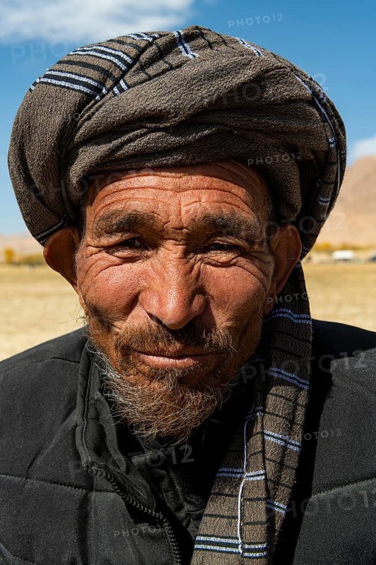Hazara man at a Buzkashi game