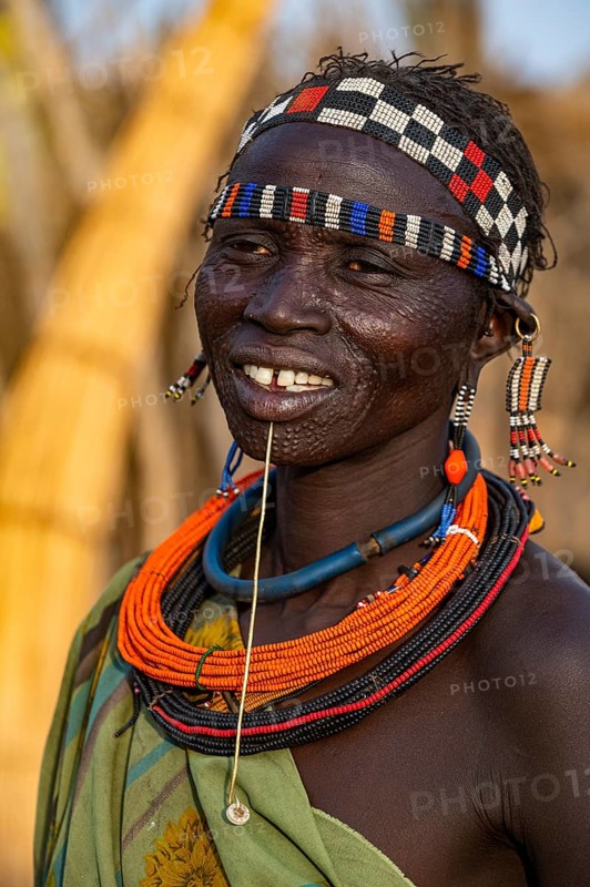 Scar face as a mark of beauty woman