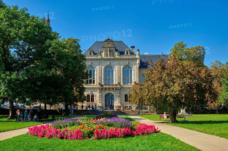 Merseburg Castle Garden and Estates House