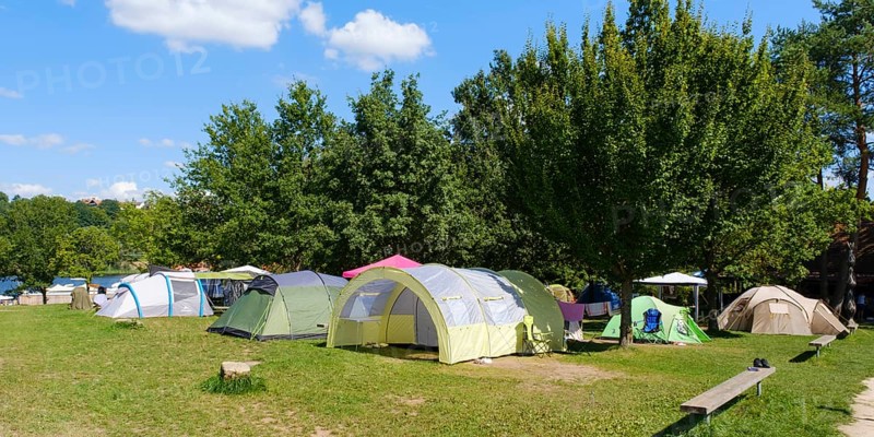 Camping site at the Brombachsee