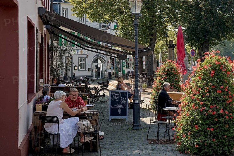 People in the old town