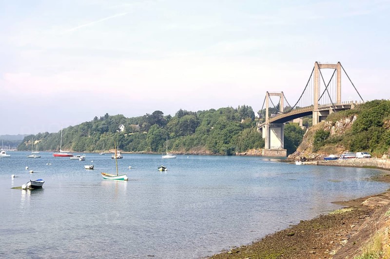 Bridge over the Rance in Port Saint Jean