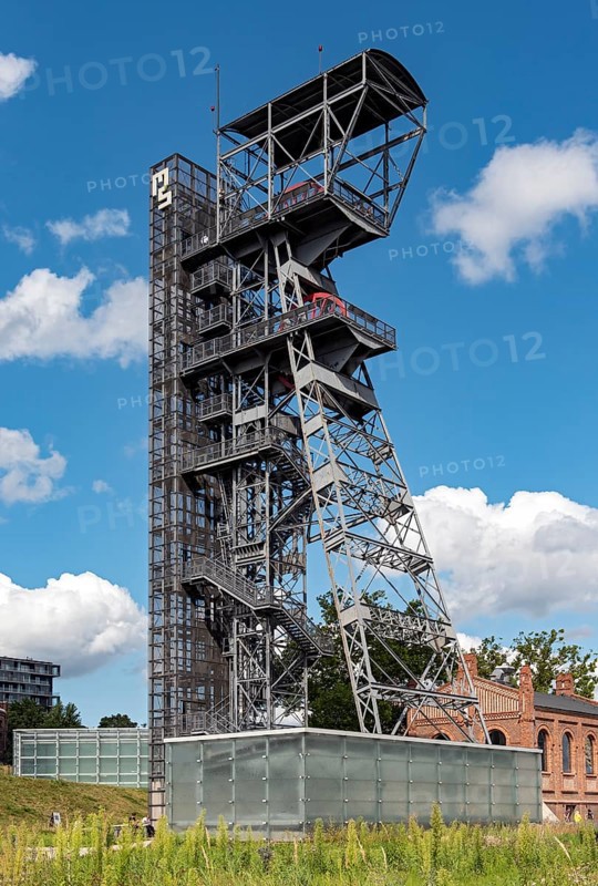 Observation mine shaft tower