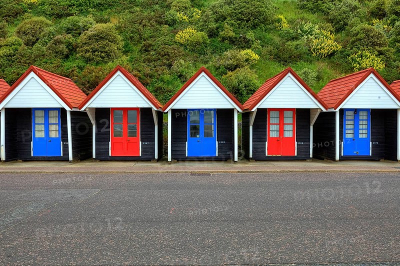 Beach huts