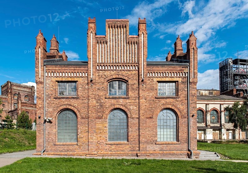 Historical red-brick industrial building
