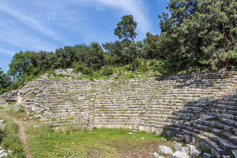 Theatre of Phaselis in the city of Antalya in Turkey