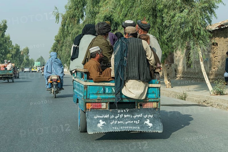 Fully loaded trishaw