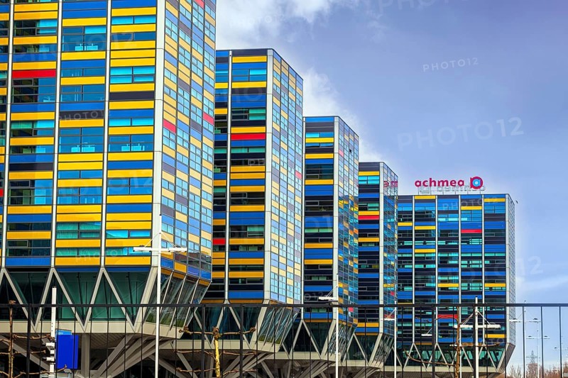 Modern and colourful architecture