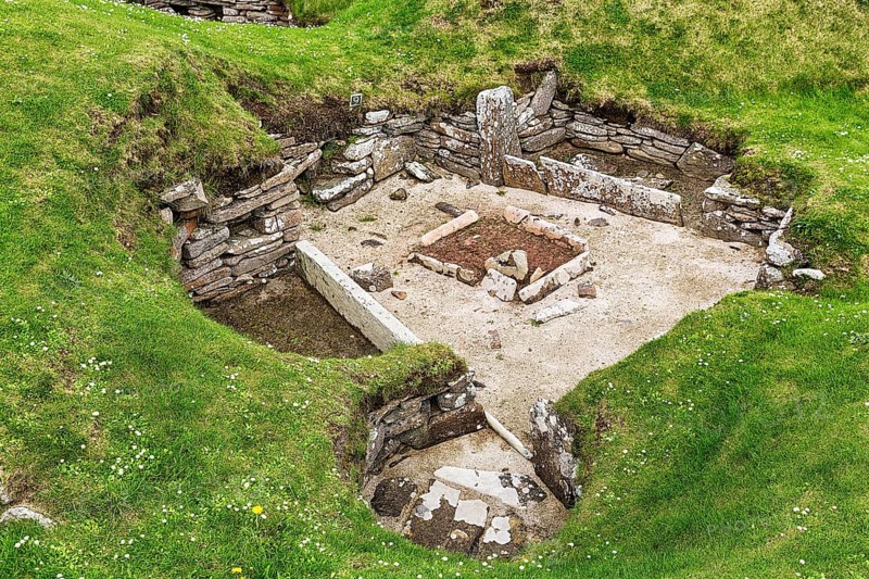 Excavations at Skara Brae