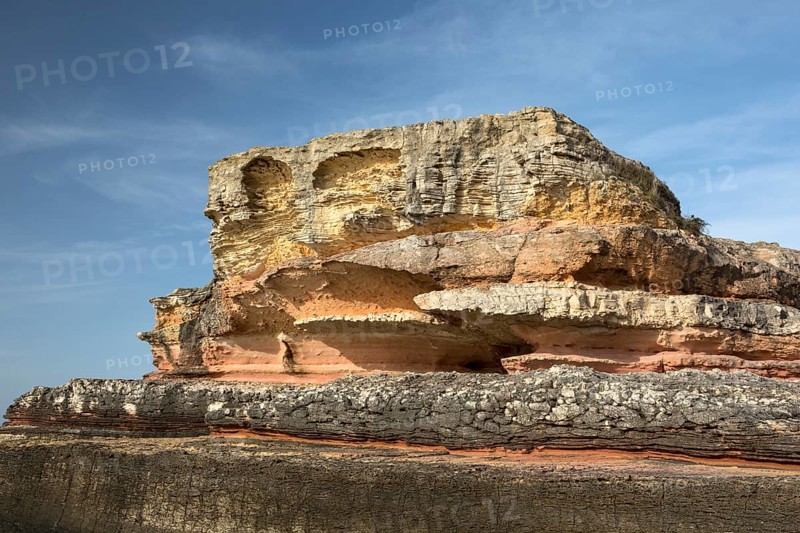 Pink rocks in Kefken