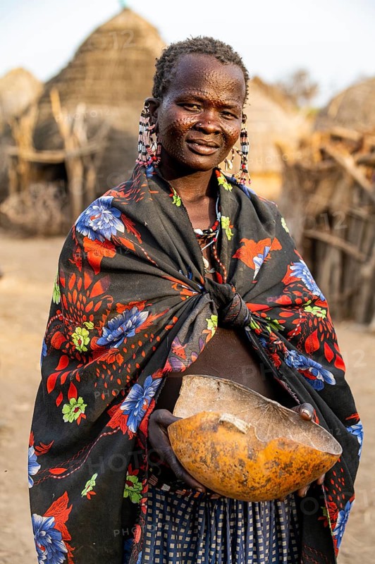 Scar face as a mark of beauty woman