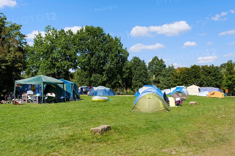 Camping site at the Brombachsee