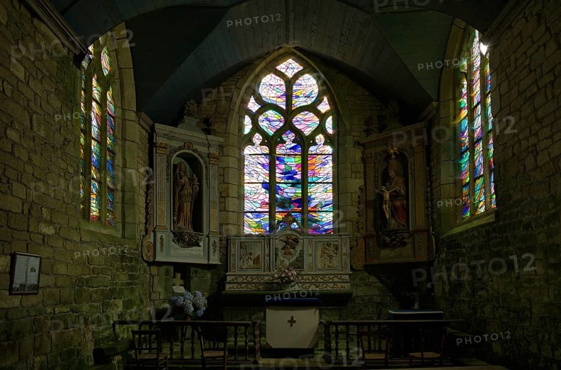 Choir room of La Chapelle de Notre-Dame de Bonne Nouvelle et sa fontaine