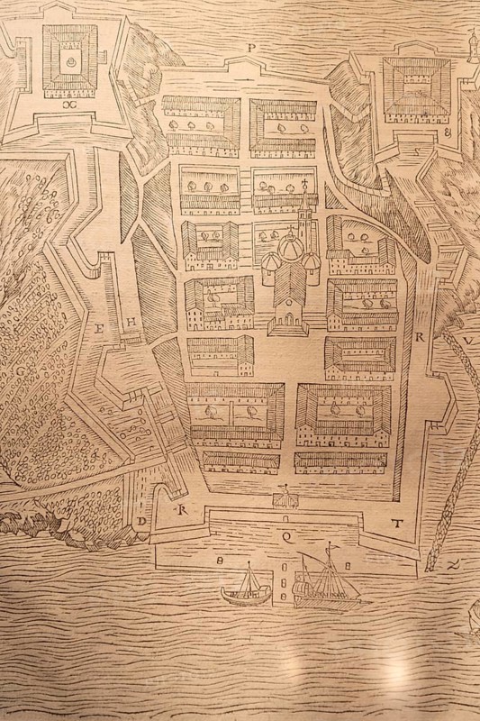Antique drawing of Venice