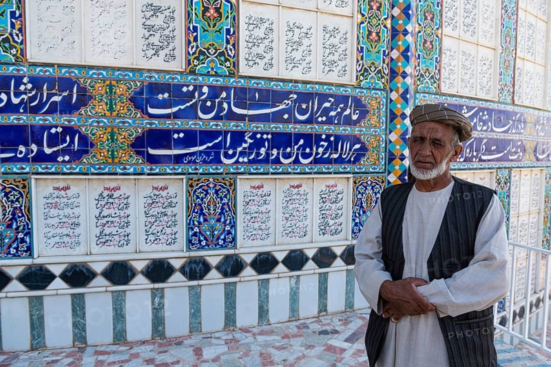 Former mudjahedeen in the Jihad museum