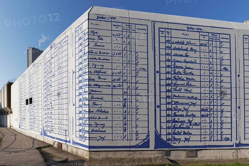 Prison wall designed by artist Ramesch Daha