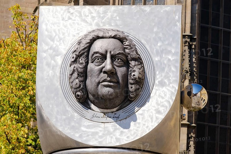 Relief of Johann Sebastian Bach on the Bach Column