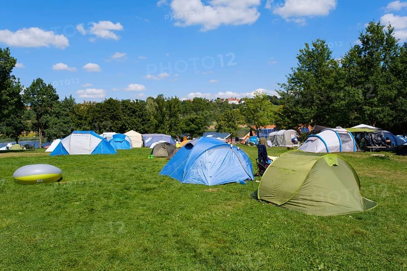 Camping site at the Brombachsee