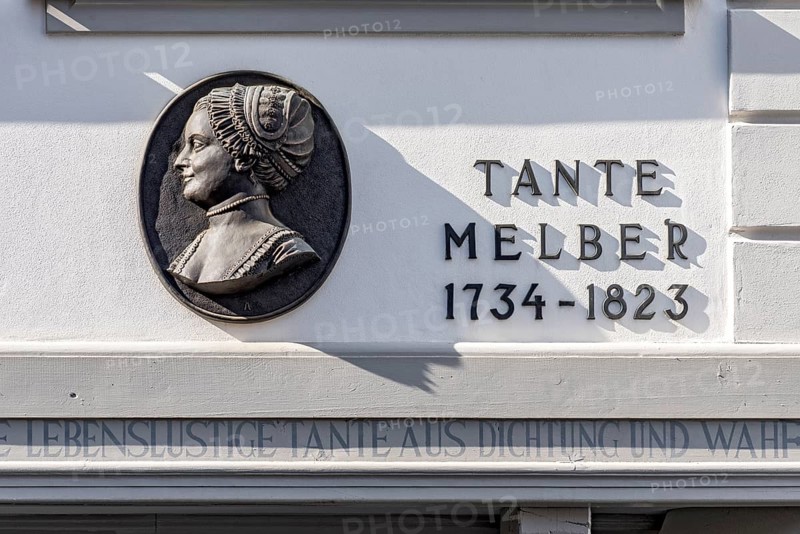 Memorial plaque for Aunt Johanna Melber