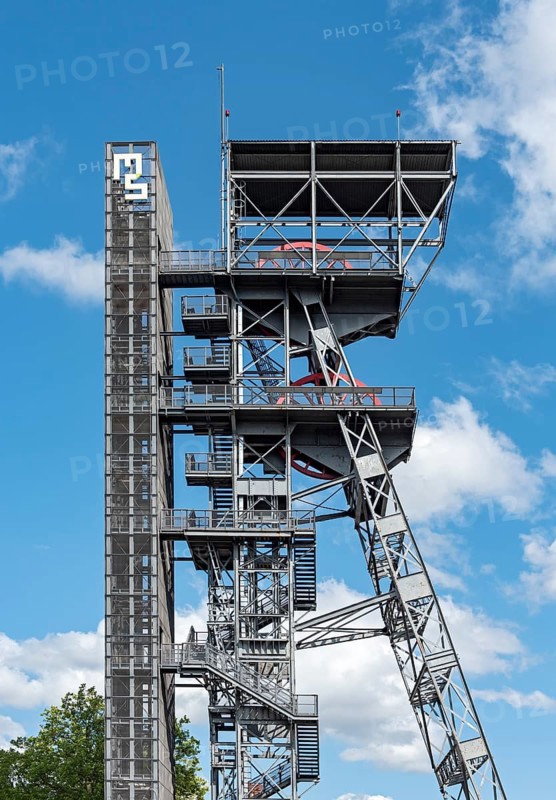 Observation mine shaft tower