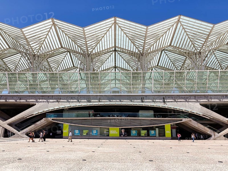 Futuristic Estacao do Oriente railway station