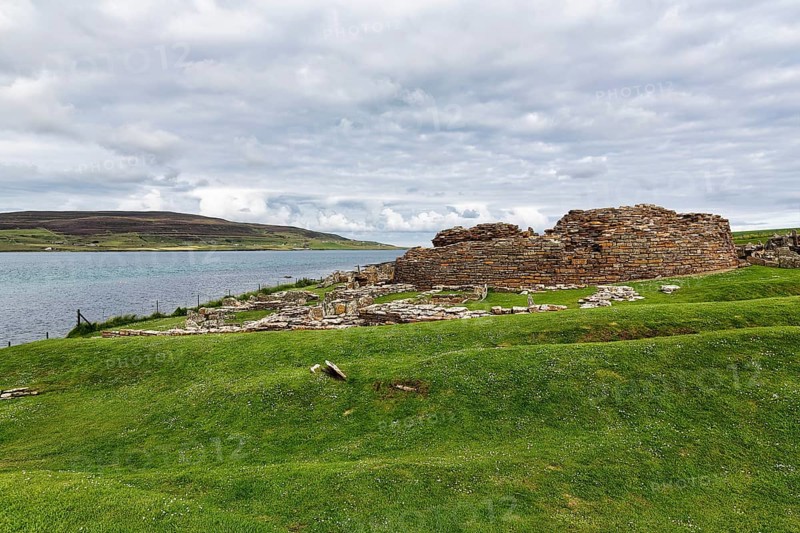 Ruins of an Iron Age settlement on the coast