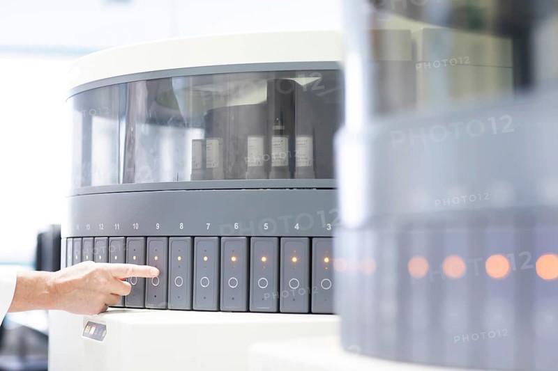 Laboratory equipment in a histology laboratory