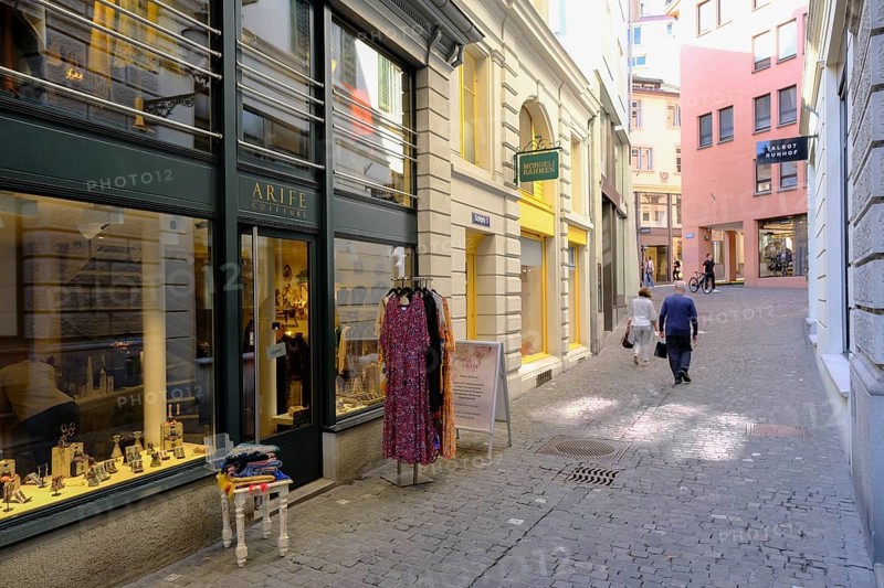 Alley in Zurich Old Town