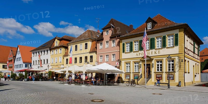 Town houses on the historic market square