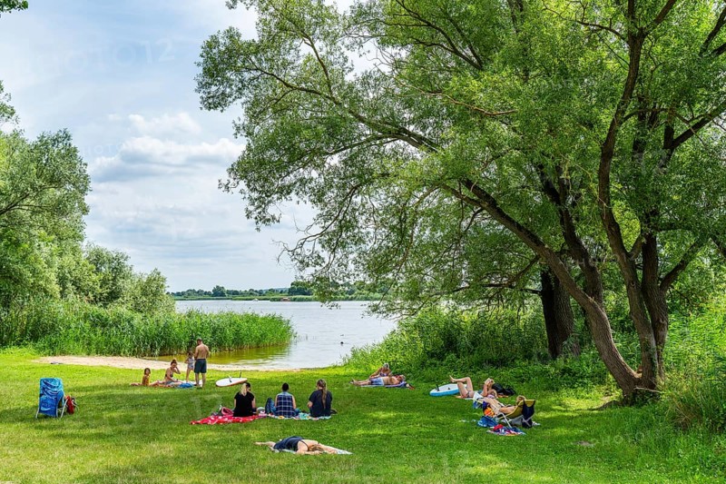 Bathing area at the Beetzsee in Ketzuer