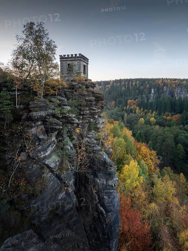 The Kaiser-Wilhelm Feste in the Bielatal in Saxony
