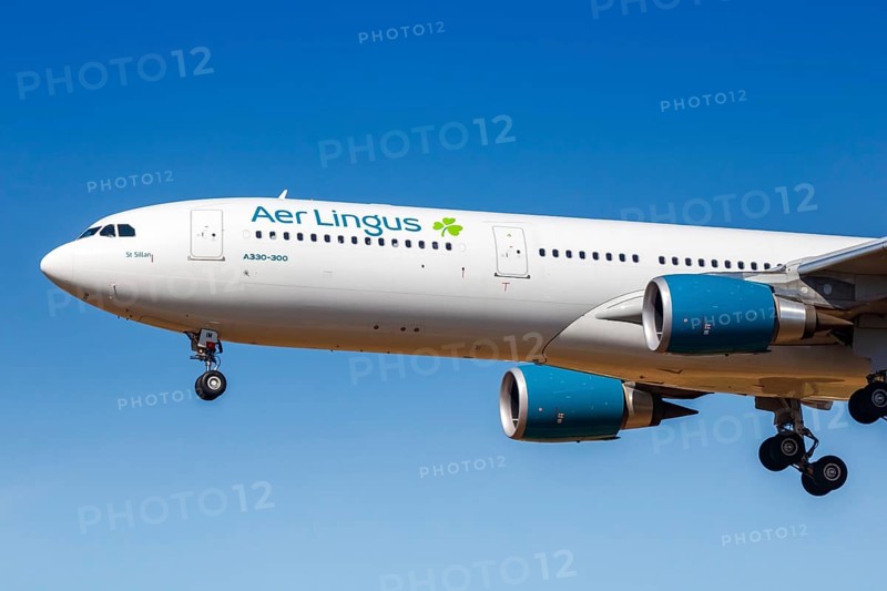 An Aer Lingus Airbus A330-300 with registration EI-EIM at Stuttgart Airport