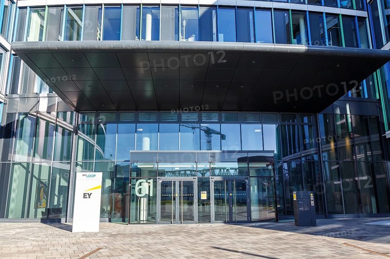 Ernst & Young EY headquarters in the Skyloop building at Stuttgart Airport