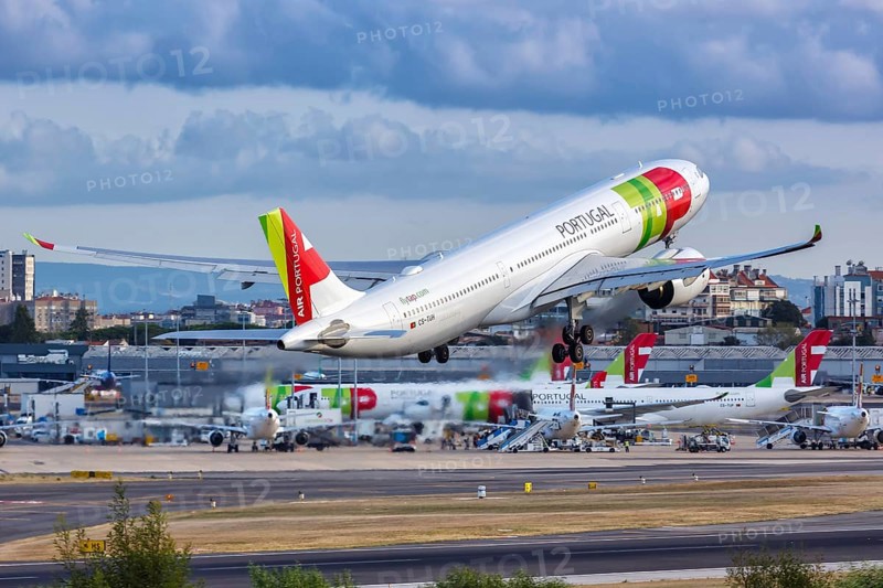 An Airbus A330-900neo of TAP Air Portugal with the registration CS-TUH at Lisbon Airport