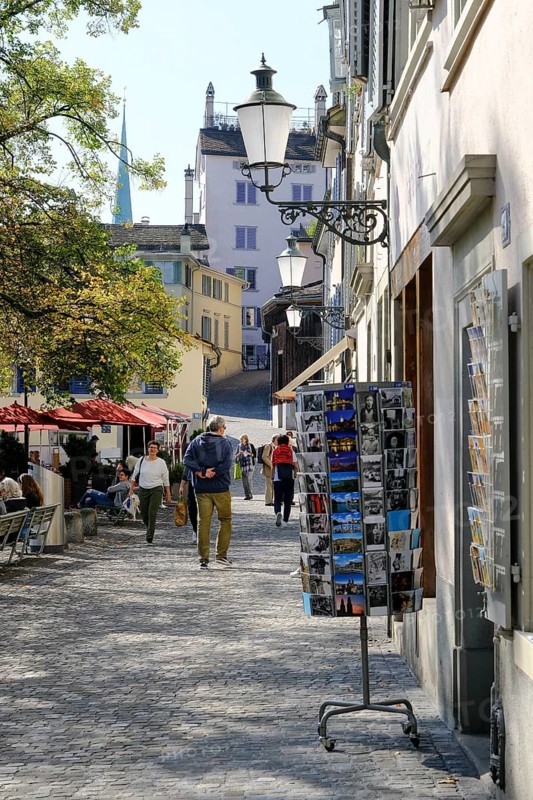 Alley in Zurich Old Town